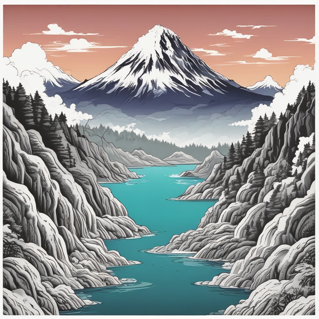 山の湧水